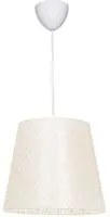 Lampada a sospensione in tessuto beige Conic ASZ0778