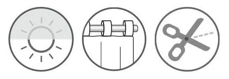 Tenda sottile bianca in voile 140x245 cm – Sehlbach