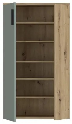 Scarpiera ETON rovere artisan/verde