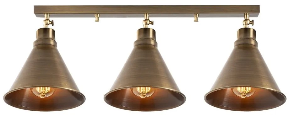 Lampada da soffitto color bronzo con paralume in metallo ø 20 cm Berceste - Opviq lights