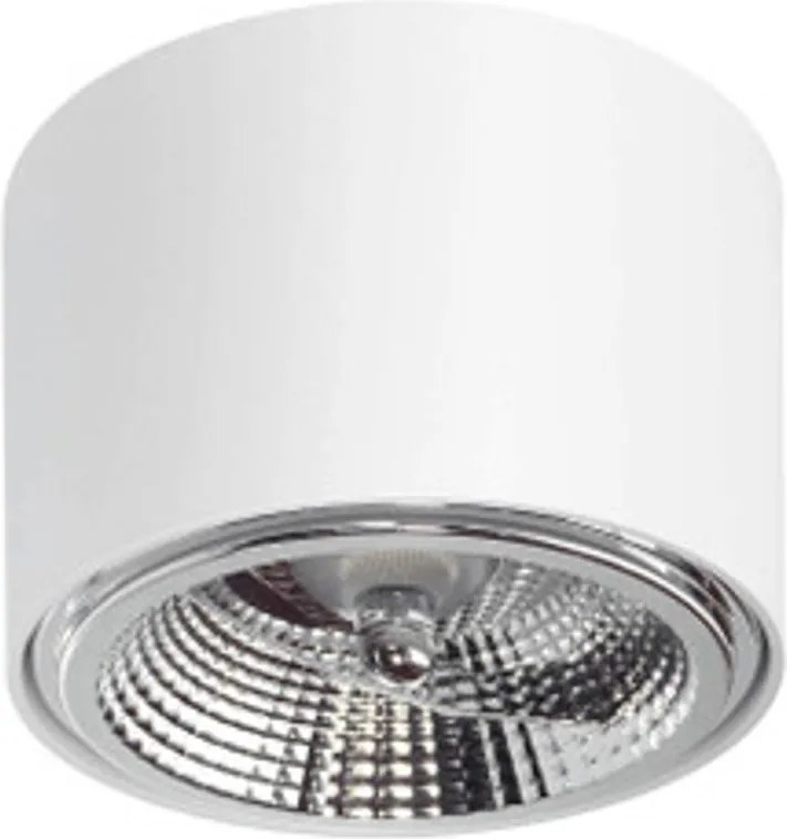 Applique da soffitto per lampade AR111 Fissa Bianca