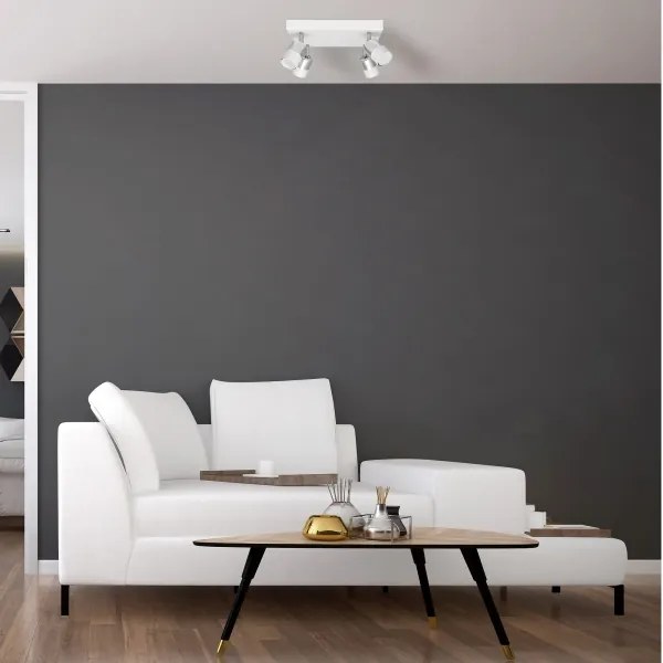 LED Luce Spot a LED TUBSSON 4xGU10/4,8W/230V bianco/cromo lucido