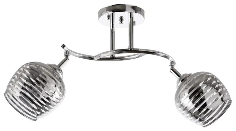 Lampadario a sospensione con supporto rigido 2xE27/60W/230V