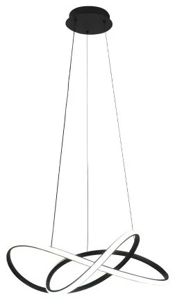 Lampadario dimmerabile a sospensione su cavo LED/85W/230V 3000-6500K + telecomando