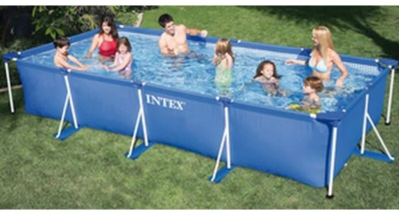 1PZ PISCINA RETTANGOLARE FRAME cm. 220x150x60 h