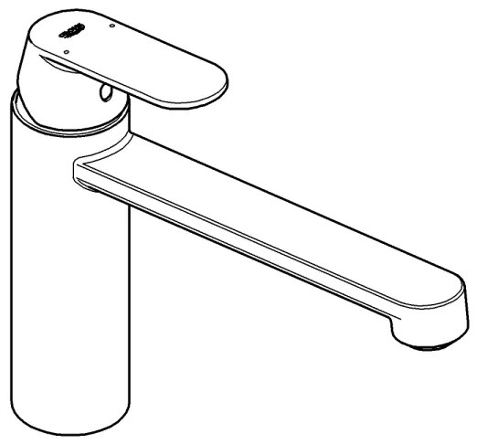 GROHE 30193000 - Miscelatore per lavabo EUROSMART COSMOPOLITAN, cromo lucido