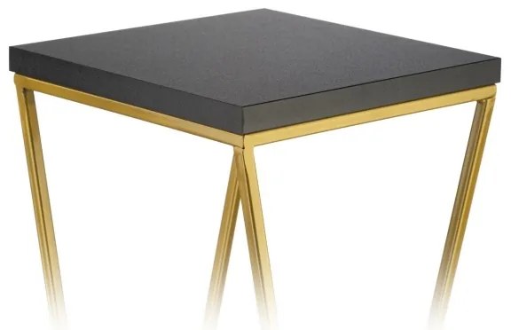 Portafiori LOFT 100x24 cm oro/nero