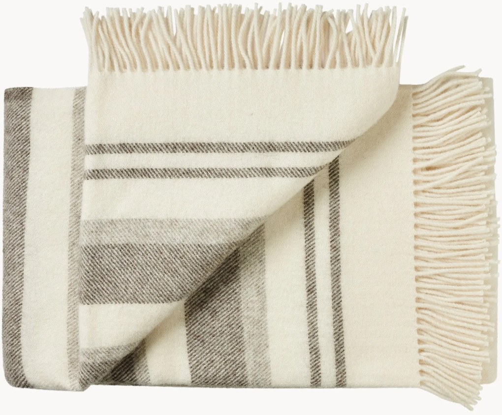 Coperta in lana con frange Fejø