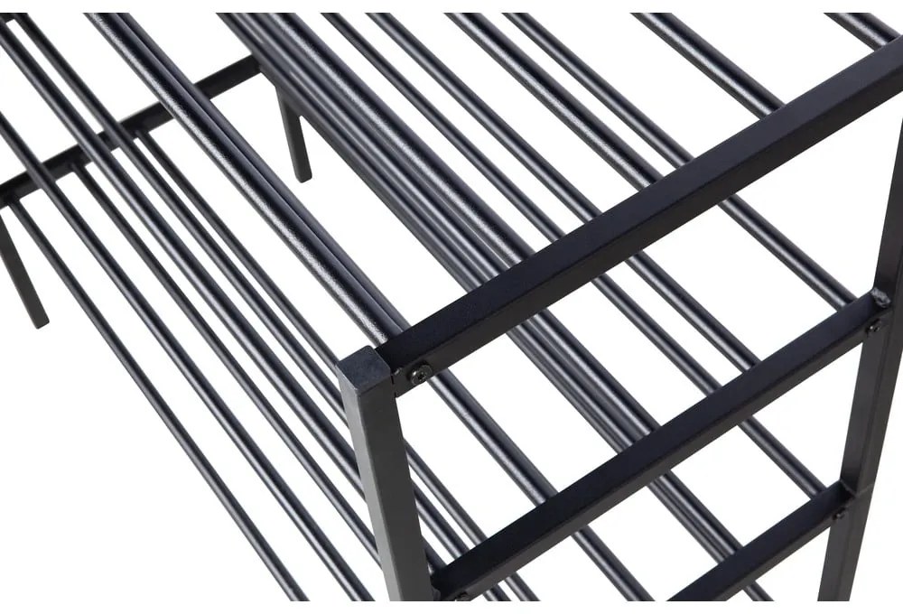 Scarpiera in metallo nero Ferro - WOOOD