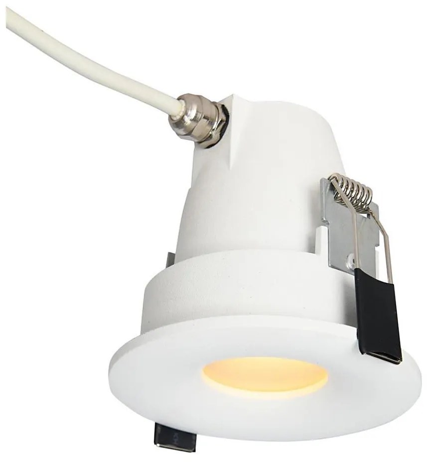 Azzardo AZ5389 - Lampada da incasso per bagno ROMOLO 1xGU10/50W/230V IP65 bianco