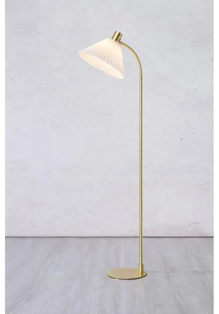 Lampada da terra di colore bianco-oro (altezza 145 cm) Mira - Markslöjd