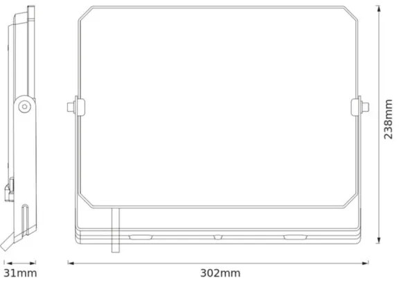 Osram - Proiettore LED FLOODLIGHT/100W/230V 3000K IP65