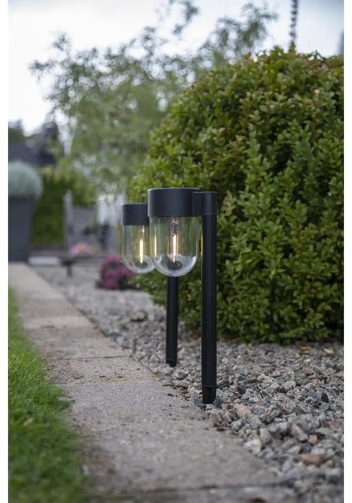 Set di 2 luci LED solari da esterno i, altezza 30 cm Cupola - Star Trading