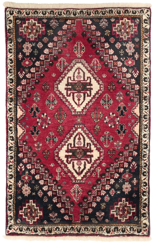 Gashghai Tappeto 70 x 110 (Iran) Annodato A Mano