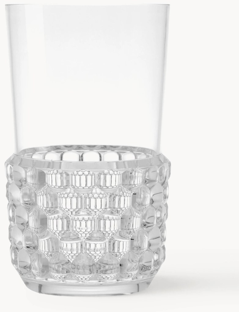 Bicchieri con motivo strutturato Jellies 4 pz