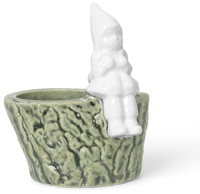 Portacandele natalizio in porcellana e gres, lunghezza 8,5 cm Christmas Tales - Kähler Design