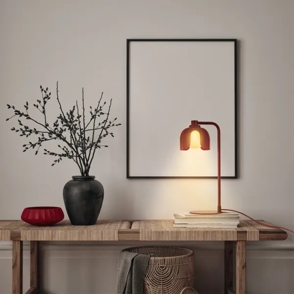 Osram - Lampada da tavolo DECOR COROLLE 1xG9/20W/230V rossa