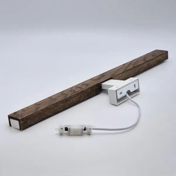 Brilagi-Illuminazione a LED per specchi da bagno WOODY MIRROR LED/12W/230V IP44 quercia/bianco