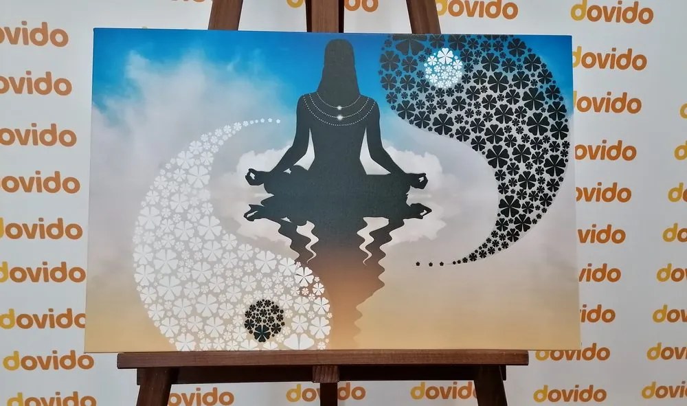 Quadro su tela – Yoga del Jin e Jang