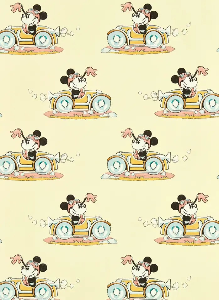 Sanderson Tapete Minnie on the Move - Sherbet