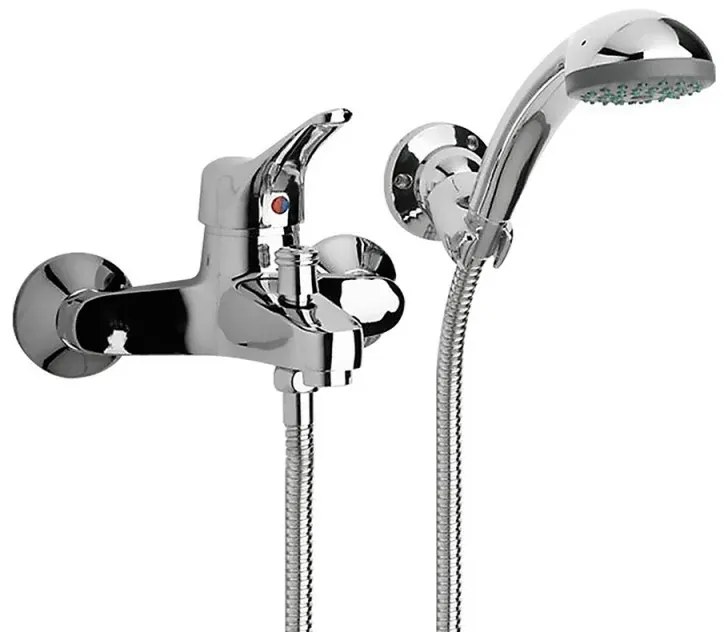 Miscelatore Vasca 0RE00003A16 Piralla Serie Ariel completo di doccino e duplex