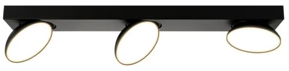 ITALUX SPL-31976-3B-BK - Faretto LED CASTELIO 3xLED/5W/230V 4000K nero