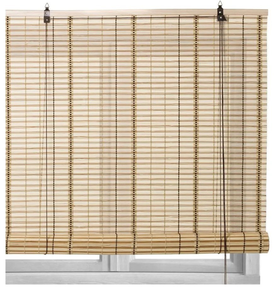 Tenda a rullo in bambù marrone chiaro 90x180 cm Natural Life - Casa Selección