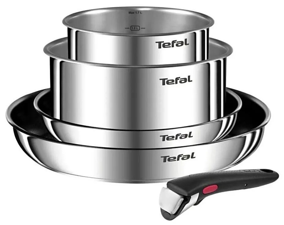 Tefal - Set pentole 5 pz INGENIO EMOTION acciaio inox