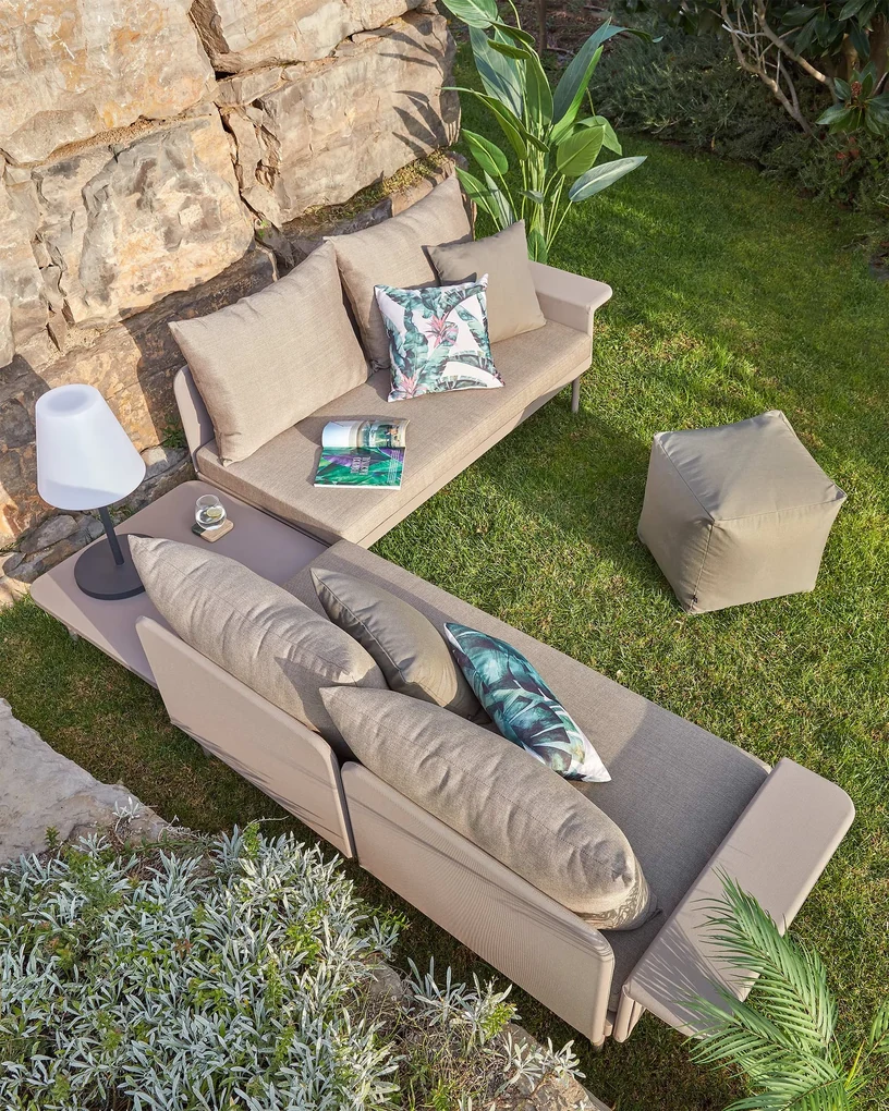 Kave Home - Pianta artificiale Palmera con vaso nero 70 cm