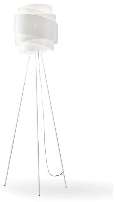 Lampada Da Terra Treppiedi 1 Luce Bea In Polilux Bianco D40 Made In Italy
