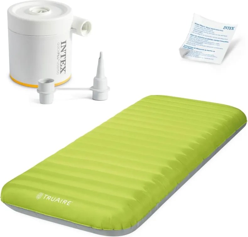 Intex TruAire Dura-Beam Materasso da campeggio Verde 64097NP Carico (peso) (max.) 136 kg