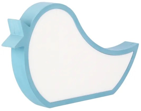 Lampada da scrivania LED per bambini BIRD LED/12W/230V blu