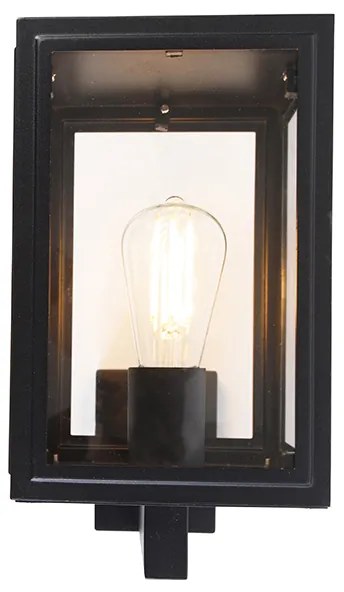 Lampada da parete rustica nera IP44 - Sutton Up