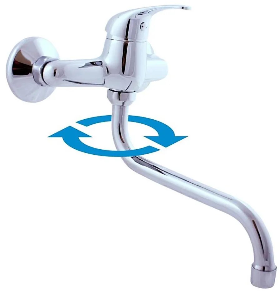 RAV Slezák SA001.5/21 - Miscelatore per lavello/lavabo SAZAVA cromo lucido