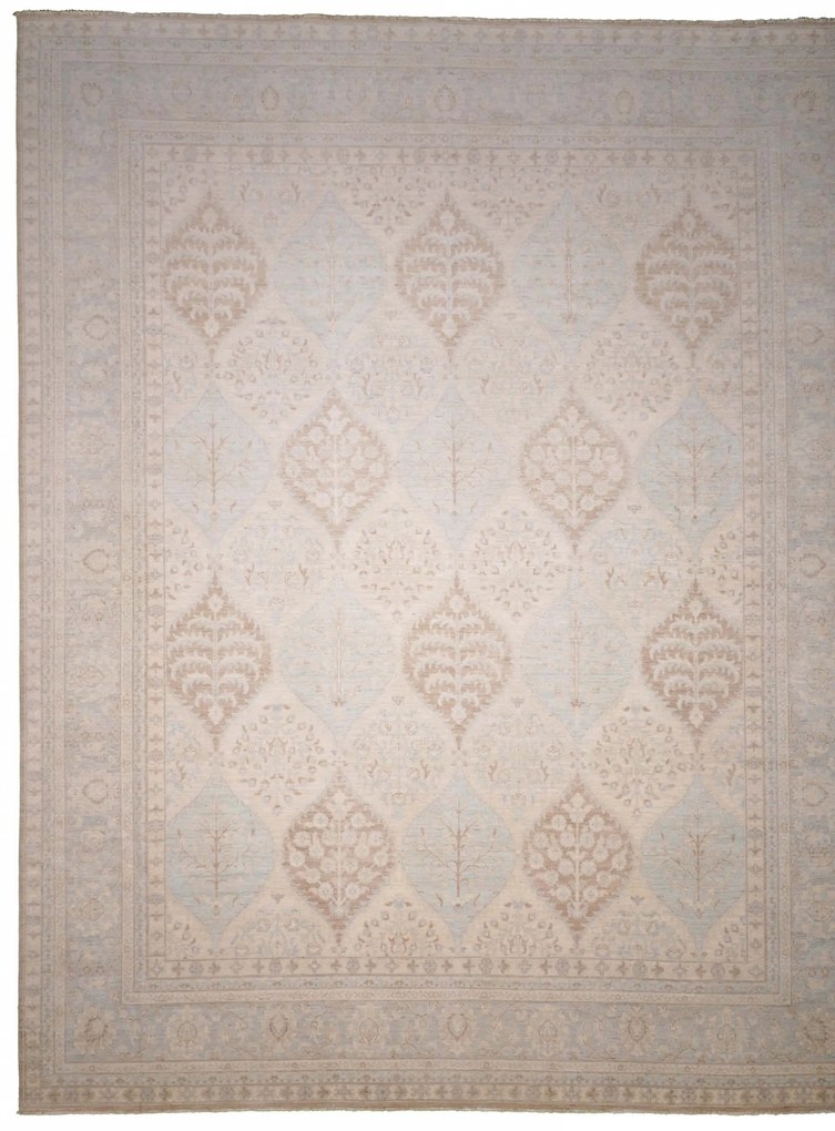 Ziegler Tappeto 430x350 Beige (Pakistan) Annodato A Mano
