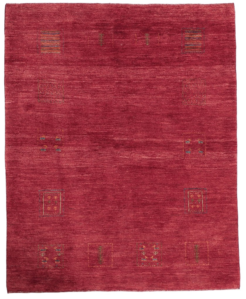 Gabbeh Tappeto 160 x 190 (Iran) Annodato A Mano