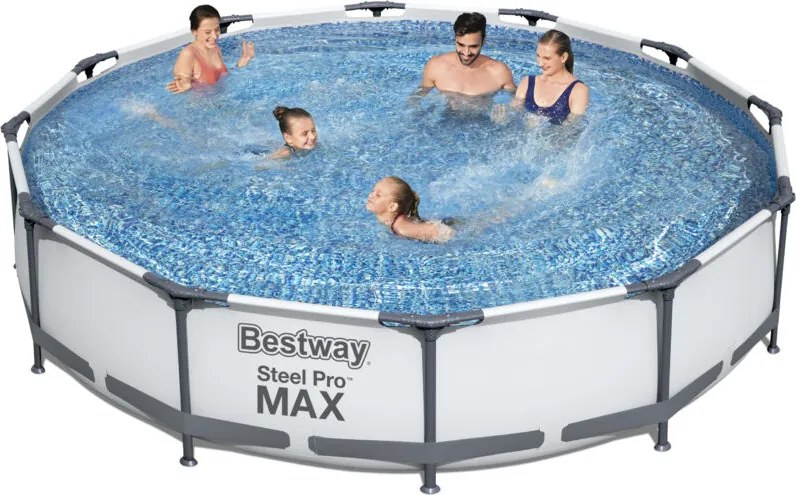 PISCINA C/TELAIO E POMPA D 366XH76 CM 56416 S/SCALA- BESTWAY- 1,0 pz