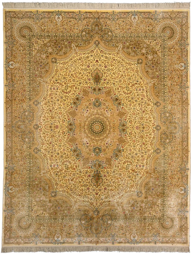 Hereke Tappeto orientale 250x310 Beige (Cina) Annodato A Mano