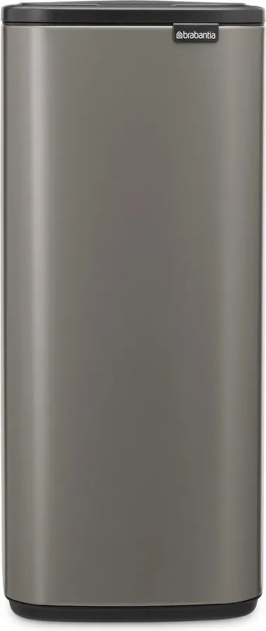 Cestino per la spazzatura grigio in acciaio touch 30 l Bo Touch – Brabantia