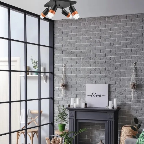 Faretto AURORA 4xGU10/10W/230V