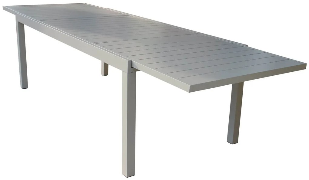 DEXTER - tavolo da giardino allungabile in alluminio da 160 x 90 cm