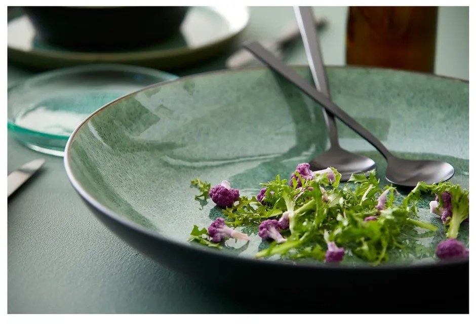 Ciotola verde/nera in gres ø 40 cm Gastro Black/Green – Bitz