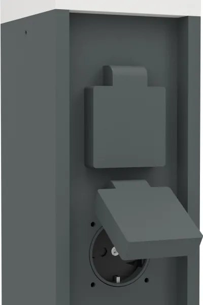 Eglo 901032 - Lampada da esterno con 2 portalampade PARK 1xE27/25W/230V IP54 antracite