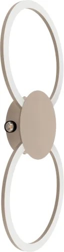 Eglo 902127 - Applique da parete LED VENTICELLO LED/20W/230V + LED/0,91W beige