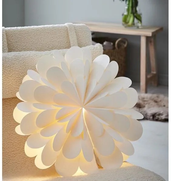 Markslöjd 705945 - Decorazione natalizia MARAVILLA 1xE14/25W/230V d. 60 cm bianco