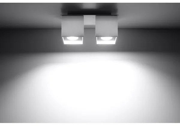 Sollux SL.0065 - Faretto QUAD 2 2xGU10/40W/230V bianco