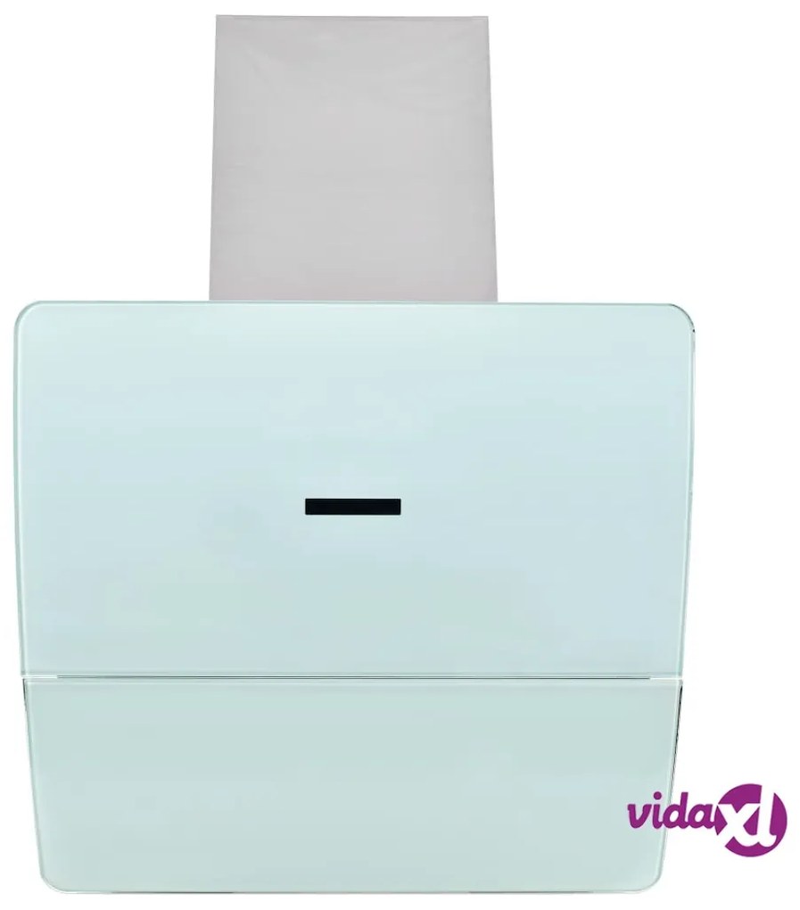 vidaXL Cappa Aspirante a Muro Acciaio Inox 756 m³/h 60 cm Bianca
