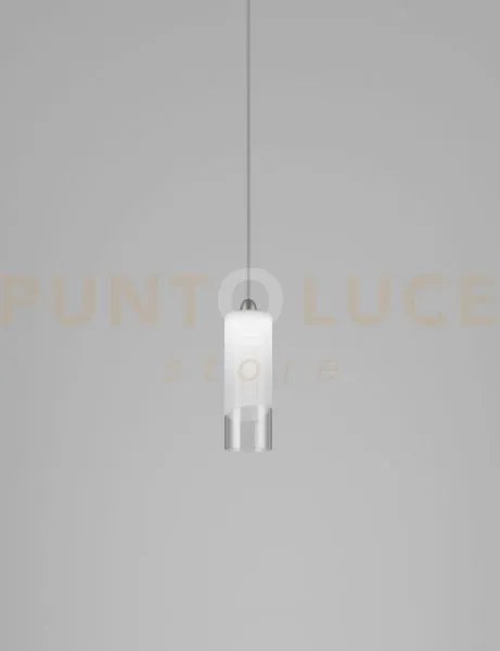 Lio sospensione 1p cristallo bianco nickel satinato l22aa  led 2700...