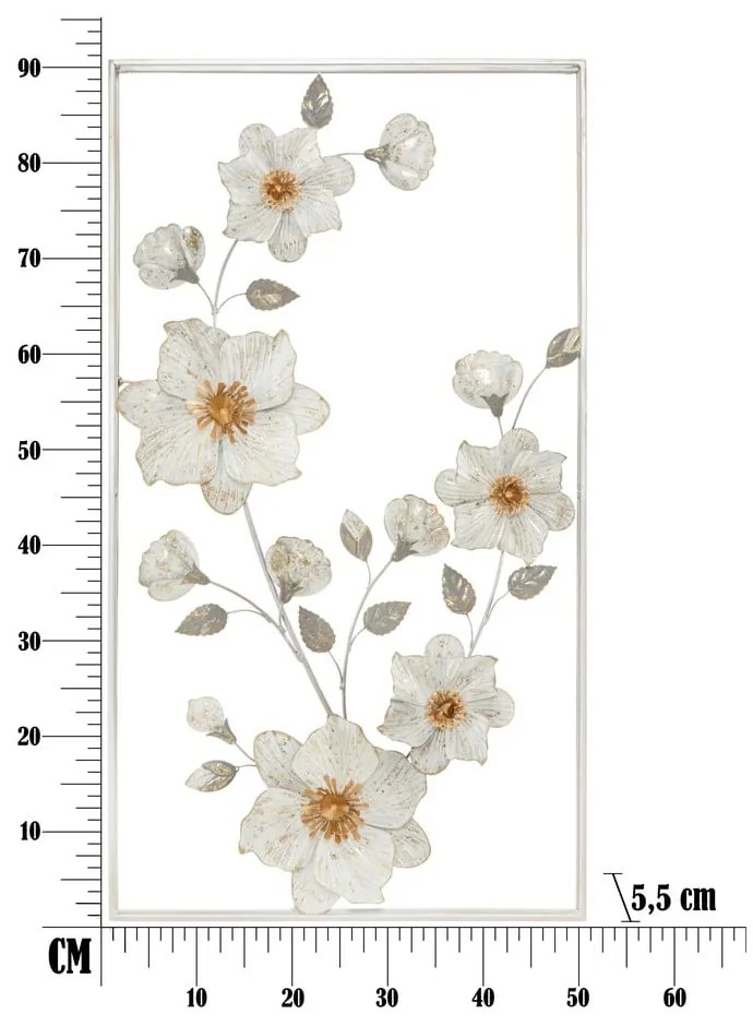 Decorazione murale bianca Flix - Mauro Ferretti