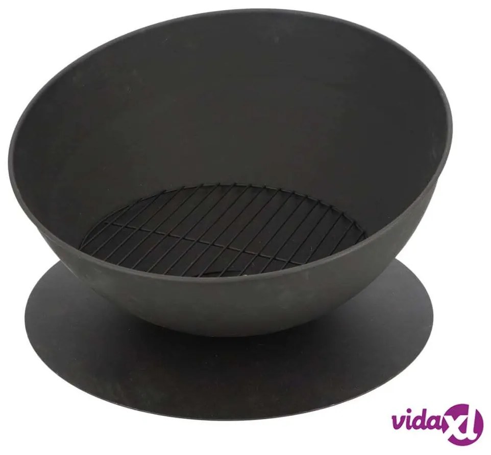 Esschert Design Braciere Inclinato su Disco Nero